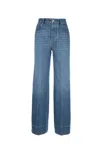 Bottega Veneta Vintage Palazzo Jeans In Blue Denim