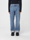 Bottega Veneta Jeans With Intrecciato Detail In Blue