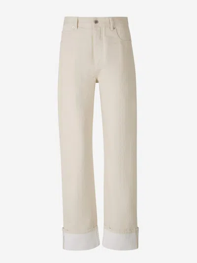 Bottega Veneta Jeans Denim Cotton In White