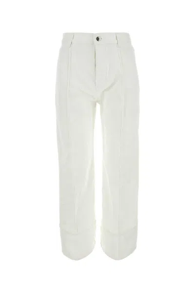 Bottega Veneta White Denim Jeans