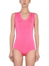 Bottega Veneta Jersey Bodycon In Pink