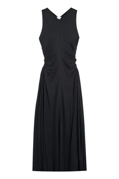 Bottega Veneta Jersey Dress In Black