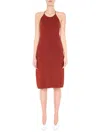 Bottega Veneta Women's Jersey Dress In Orange