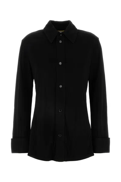 BOTTEGA VENETA CAMICIA IN JERSEY NERO DONNA