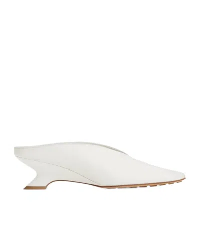 Bottega Veneta Jet Mules In White