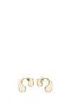 Bottega Veneta Teardrop Earrings In Gold