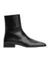 Bottega Veneta Leather Jim Ankle Boots In Black