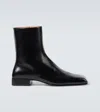 Bottega Veneta Leather Jim Ankle Boots In Black