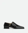 Bottega Veneta Calfskin Monk Strap Jim Shoes In Black