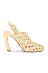Bottega Veneta Jimbo Slingback Pump In Cane Sugar