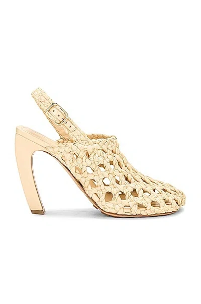 Bottega Veneta Jimbo Slingback Pump In Cane Sugar