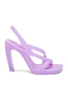 Bottega Veneta Jimbo Slingback Sandals 100 In Amethyst