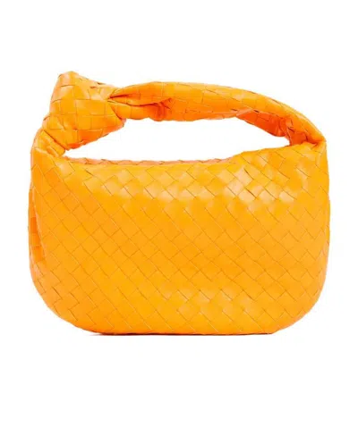 Bottega Veneta Jodie Intrecciato Bag In Orange