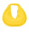 Bottega Veneta Jodie Intrecciato Rubber Tote Bag In Yellow