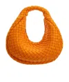 Bottega Veneta Jodie Intrecciato Tote Bag In Orange