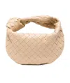 Bottega Veneta Womens Jodie Mini Leather Top-handle Bag Ecru-gold In Nude