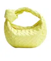 Bottega Veneta Mini Jodie Intrecciato Leather Top Handle Bag In Yellow