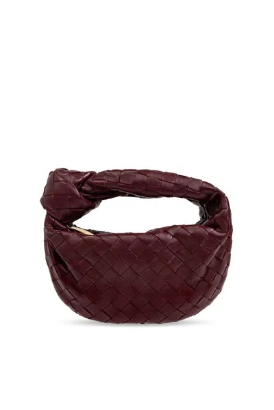 Bottega Veneta Jodie Mini Tote Bag In Barolo-gold