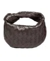 Bottega Veneta Jodie Mini Knotted Intrecciato Leather Tote In Brown