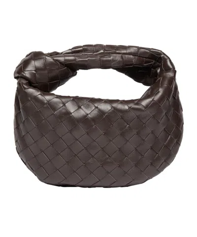 Bottega Veneta Jodie Mini Knotted Intrecciato Leather Tote In Oak
