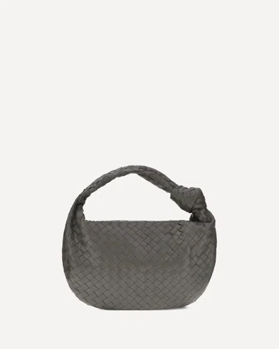 Bottega Veneta Jodie Shoulder Bag In Gray