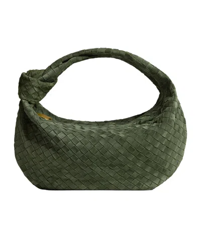 Bottega Veneta Jodie Shoulder Bag In Green