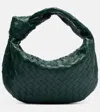 Bottega Veneta Jodie Small Leather Shoulder Bag In Green