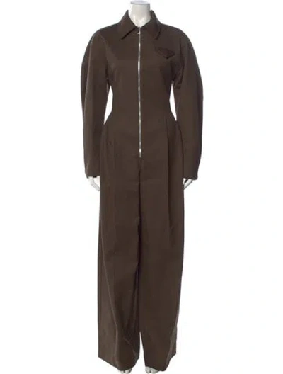 Pre-owned Bottega Veneta Jumpsuit In Brown