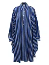 Bottega Veneta Kaftano Shirt Dress In Righe