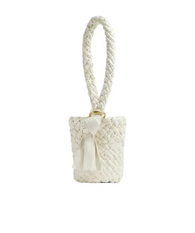 Bottega Veneta Kalimero Petit Format In White