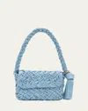 Bottega Veneta Kalimero Citta Bag In Ice/brass