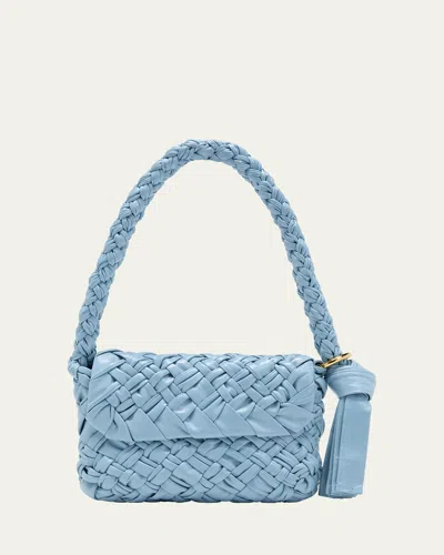 Bottega Veneta Kalimero Citta Bag In Ice/brass