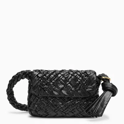 Bottega Veneta Kalimero City Black Leather Bag
