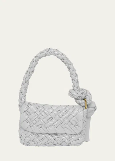 Bottega Veneta Kalimero Shoulder Bag In Neutral