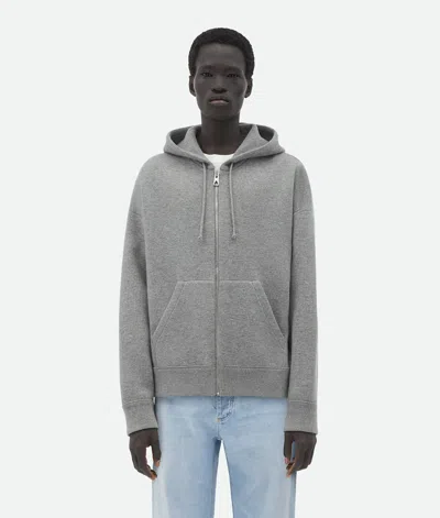 Bottega Veneta Cashmere Hoodie In Grey
