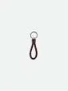 Bottega Veneta Intertwining Keychain In Brown