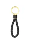 Bottega Veneta Women Keychain Weave In Black