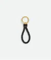 Bottega Veneta Keychain Weave In Black