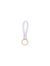 Bottega Veneta "intreccio" Keyring In Purple