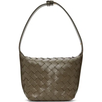 Bottega Veneta Khaki Candy Wallace Bag In 3228 Cypress