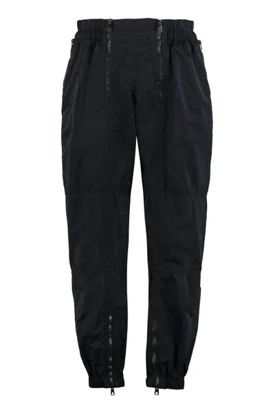 Bottega Veneta Khaki Cuffed-ankle Cargo Trousers For Men In Black