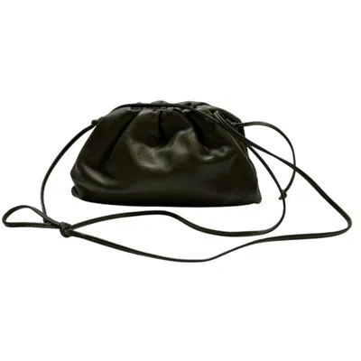 Pre-owned Bottega Veneta Khaki Leather Shoulder Bag ()