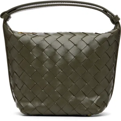Bottega Veneta Khaki Micro Wallace Bag