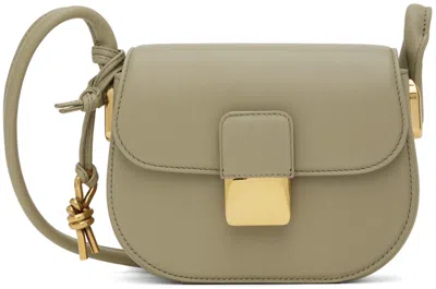 Bottega Veneta Khaki Mini Desiree Bag In 2929 Travertine Muse