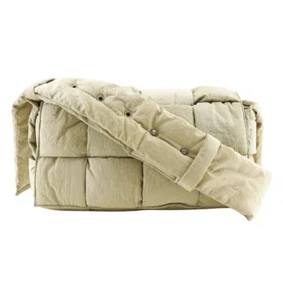Pre-owned Bottega Veneta Khaki Nylon Pouch Shoulder Bag ()