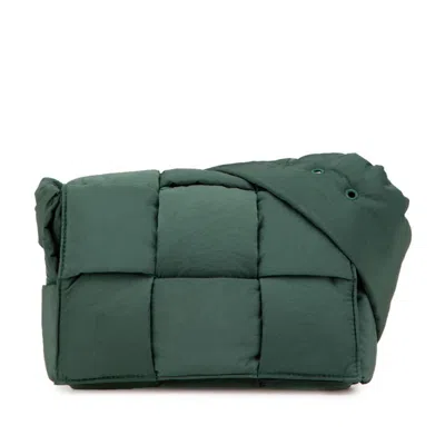 Pre-owned Bottega Veneta Khaki Polyamide Shoulder Bag ()