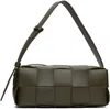 Bottega Veneta Khaki Small Brick Cassette Bag In 3323 Kaki-gold