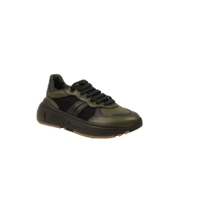 Pre-owned Bottega Veneta Khaki/black Speedster Sneakers Size 42.5 $790