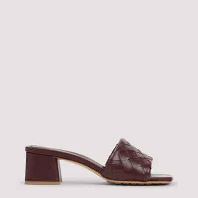 Bottega Veneta Kitten Heel Sandal With 5.5cm Heel Height In Brown