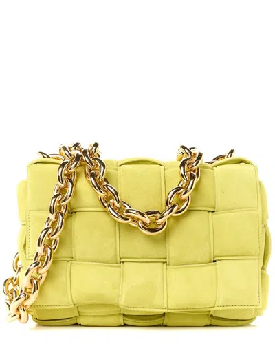 Bottega Veneta Kiwi Intrecciato Leather Padded Cassette Crossbody Bag  (authentic Pre-loved)